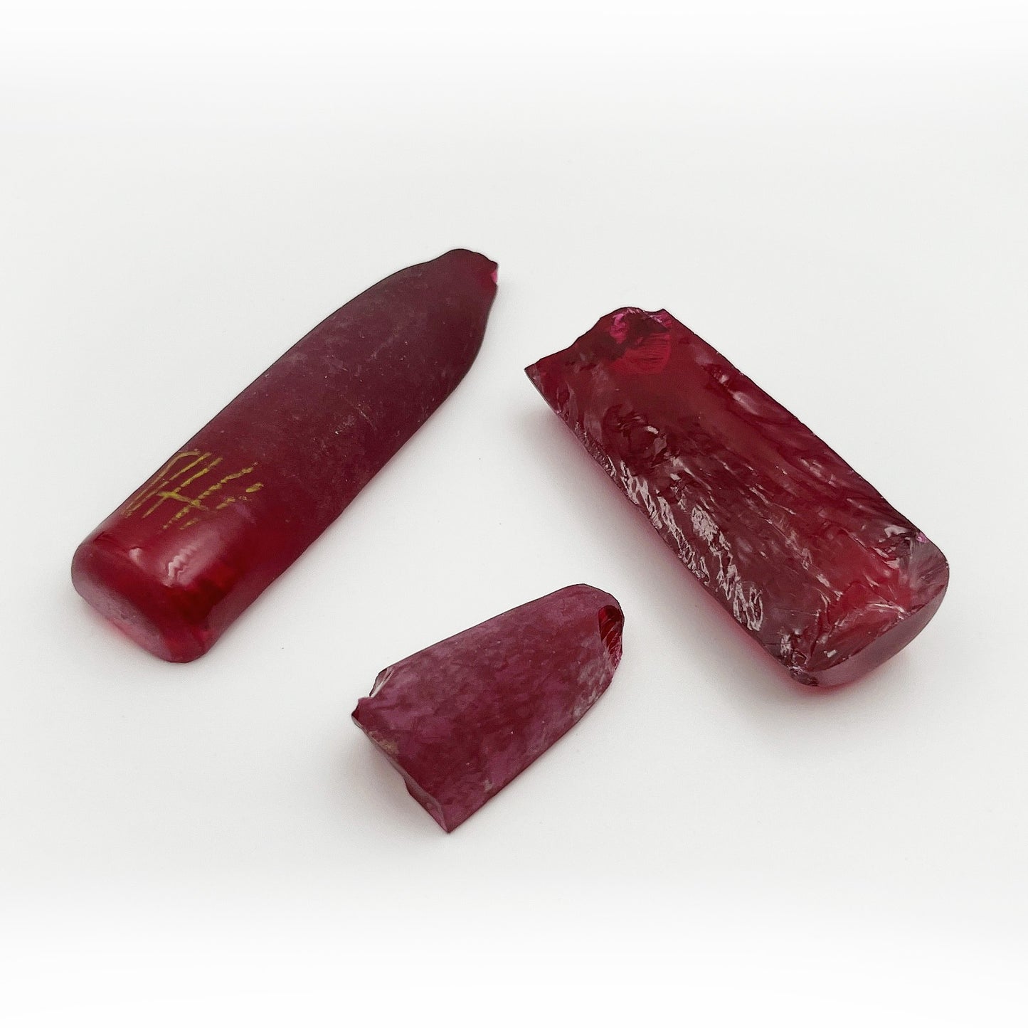 Raw Synthetic Ruby Rough Stones