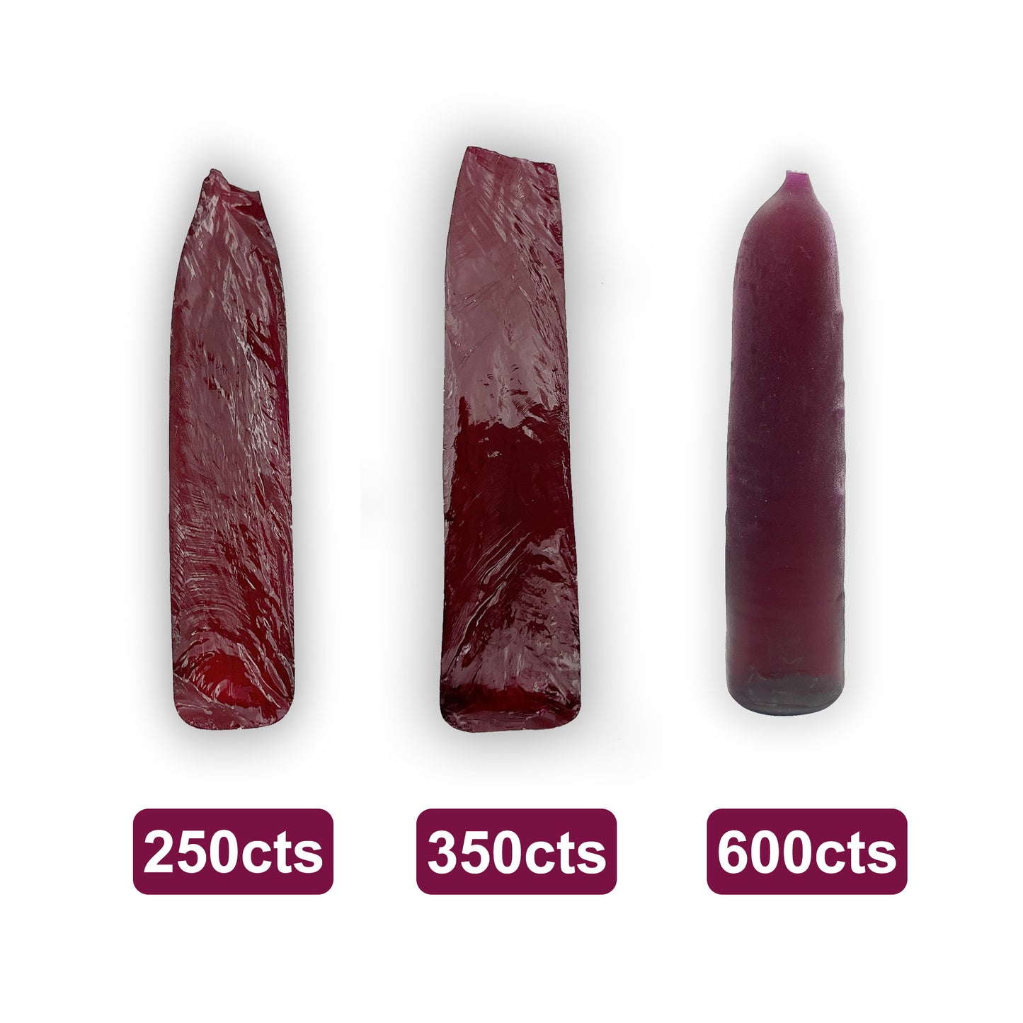 Raw Synthetic Ruby Rough Stones